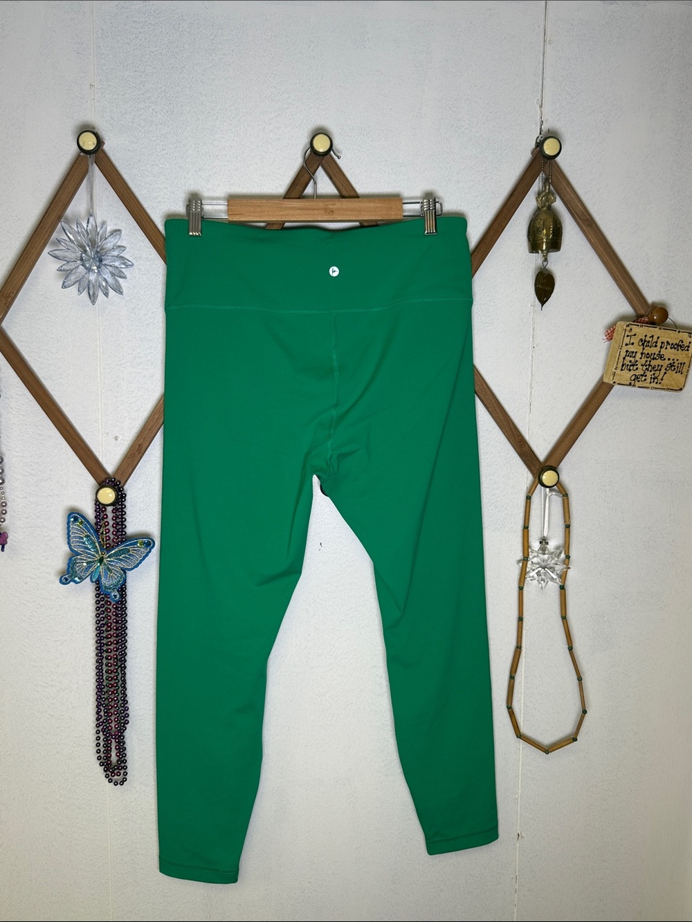 90 Degree By Reflex Kelly Green High-Waist Leggings - Picture 3 of 4